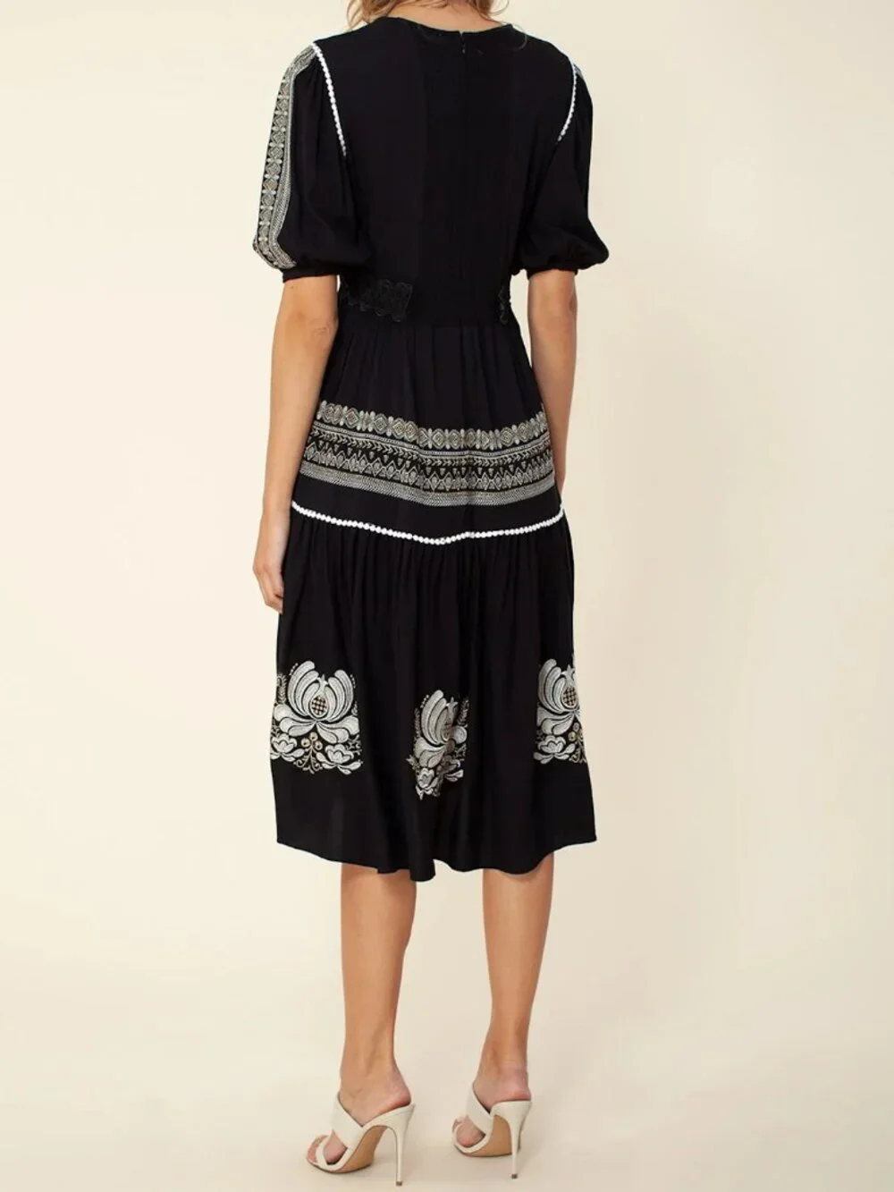 NWT Hale Bob Ingia Midi Dress Size S